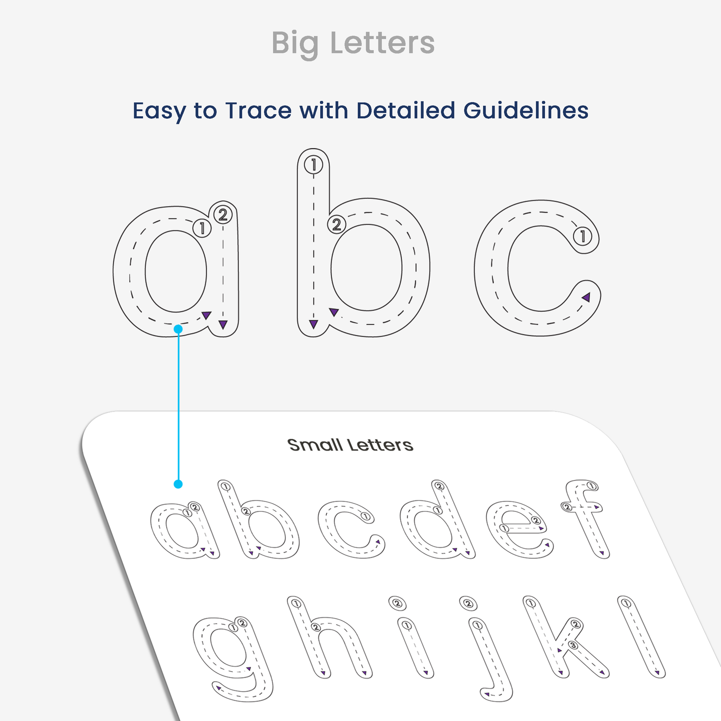 Big Letters Customized Tracing Board