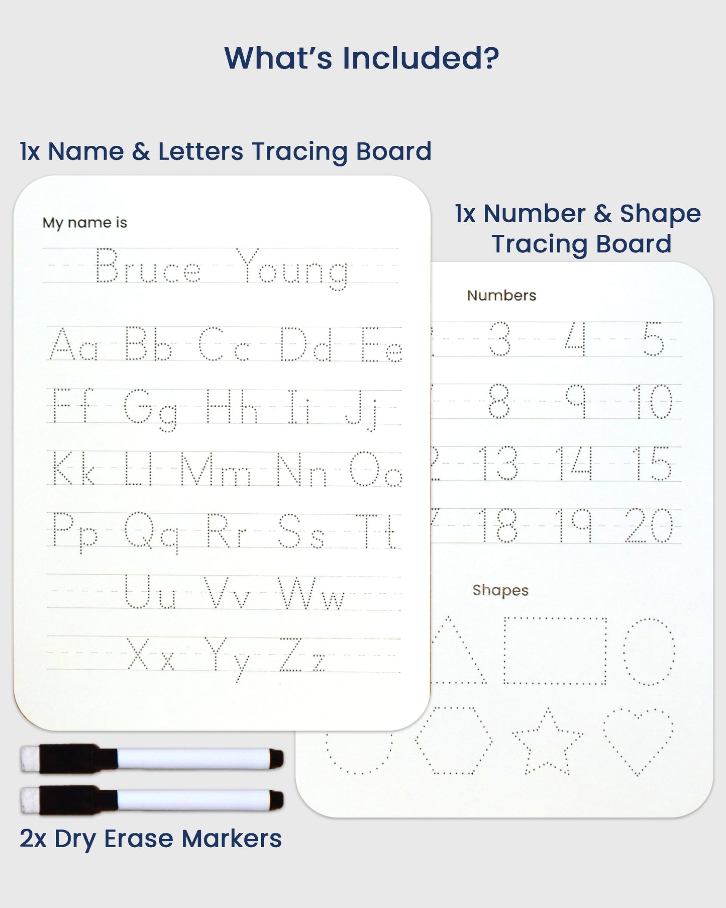 Customized Name Tracing Board