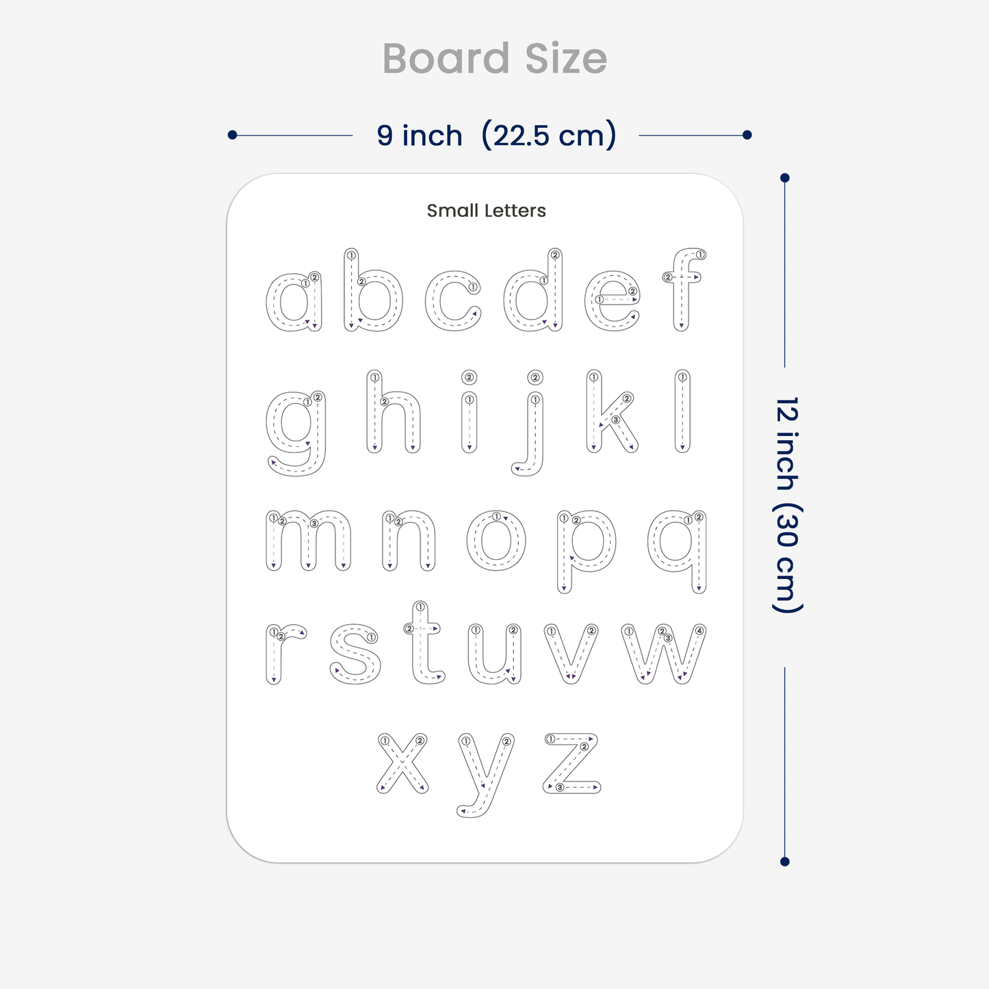 Big Letters Customized Tracing Board