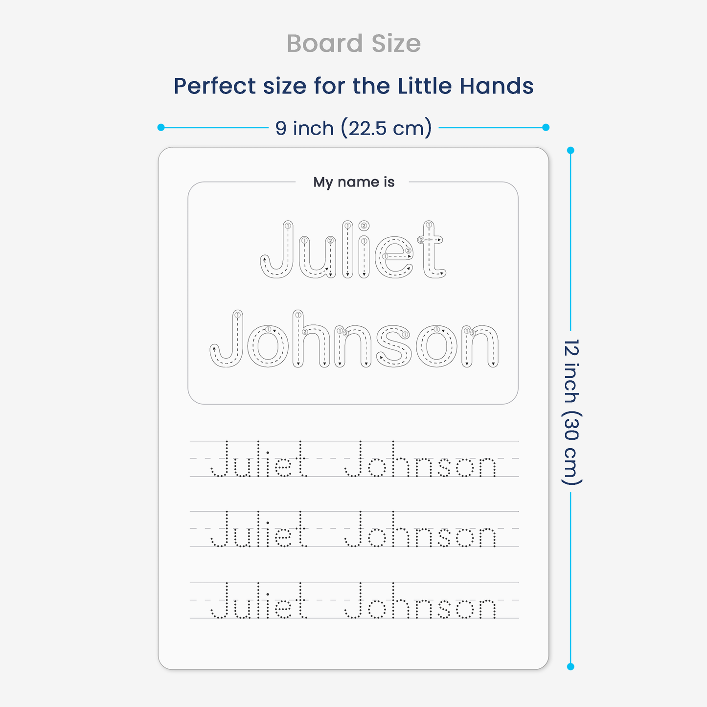 Big Letters Customized Tracing Board
