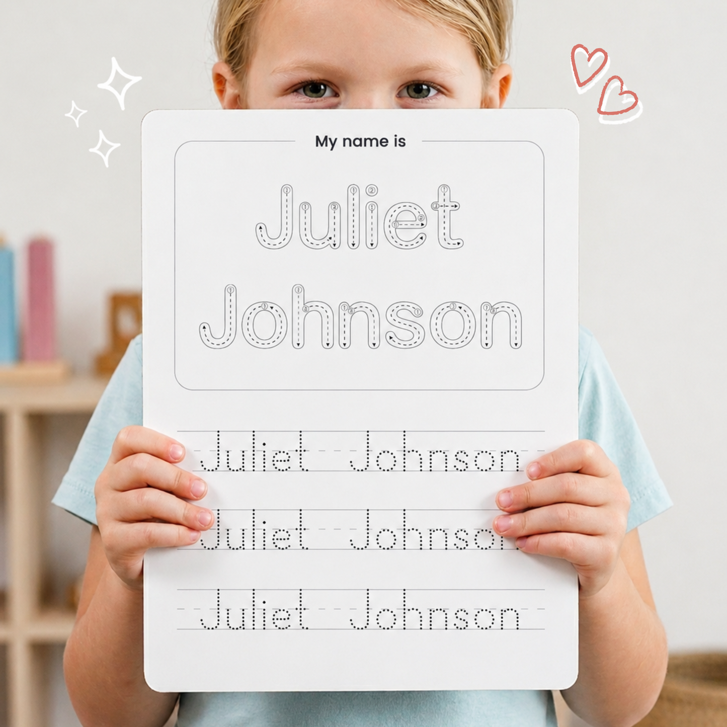 Big Letters Customized Tracing Board